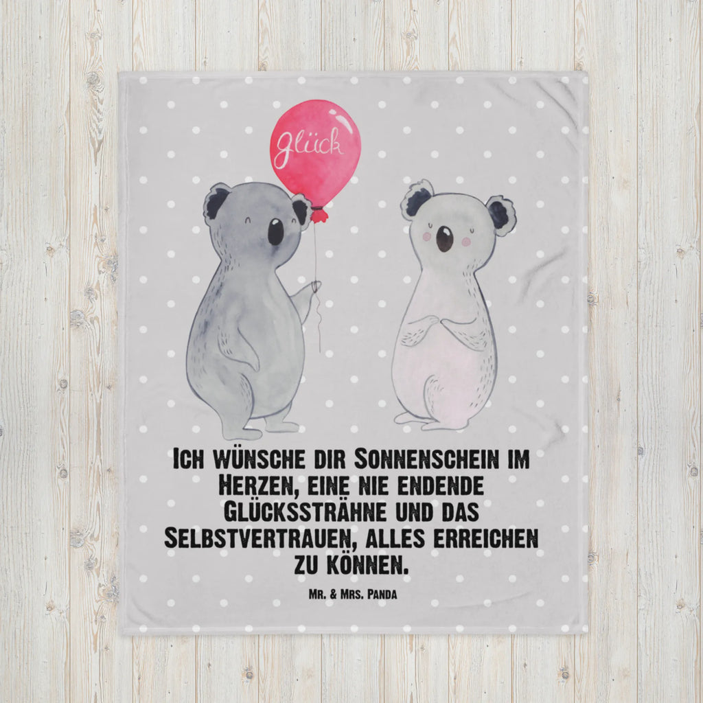 Kuscheldecke Koala Luftballon Decke, Wohndecke, Tagesdecke, Wolldecke, Sofadecke, Koala, Koalabär, Luftballon, Party, Geburtstag, Geschenk