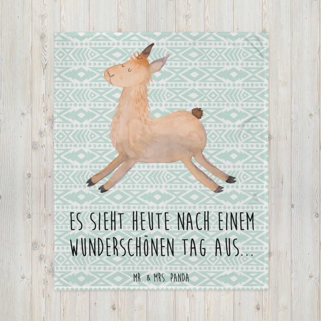 Kuscheldecke Lama Springen Decke, Wohndecke, Tagesdecke, Wolldecke, Sofadecke, Lama, Alpaka, Lamas, Lieblingstag, Happy day, fröhlich, Glück, Freundin, Liebeskummer, Neustart, guten Morgen, Start, Prüfung, Abitur