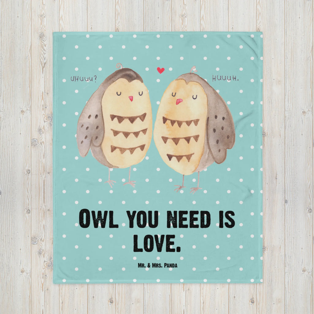 Kuscheldecke Eulen Liebe Decke, Wohndecke, Tagesdecke, Wolldecke, Sofadecke, Eule, Eule Deko, Liebe, Hochzeit Spruch, Owl, All you need is love, Liebe Spruch, Freundin Geschenk, Freund, Wortspiel lustig