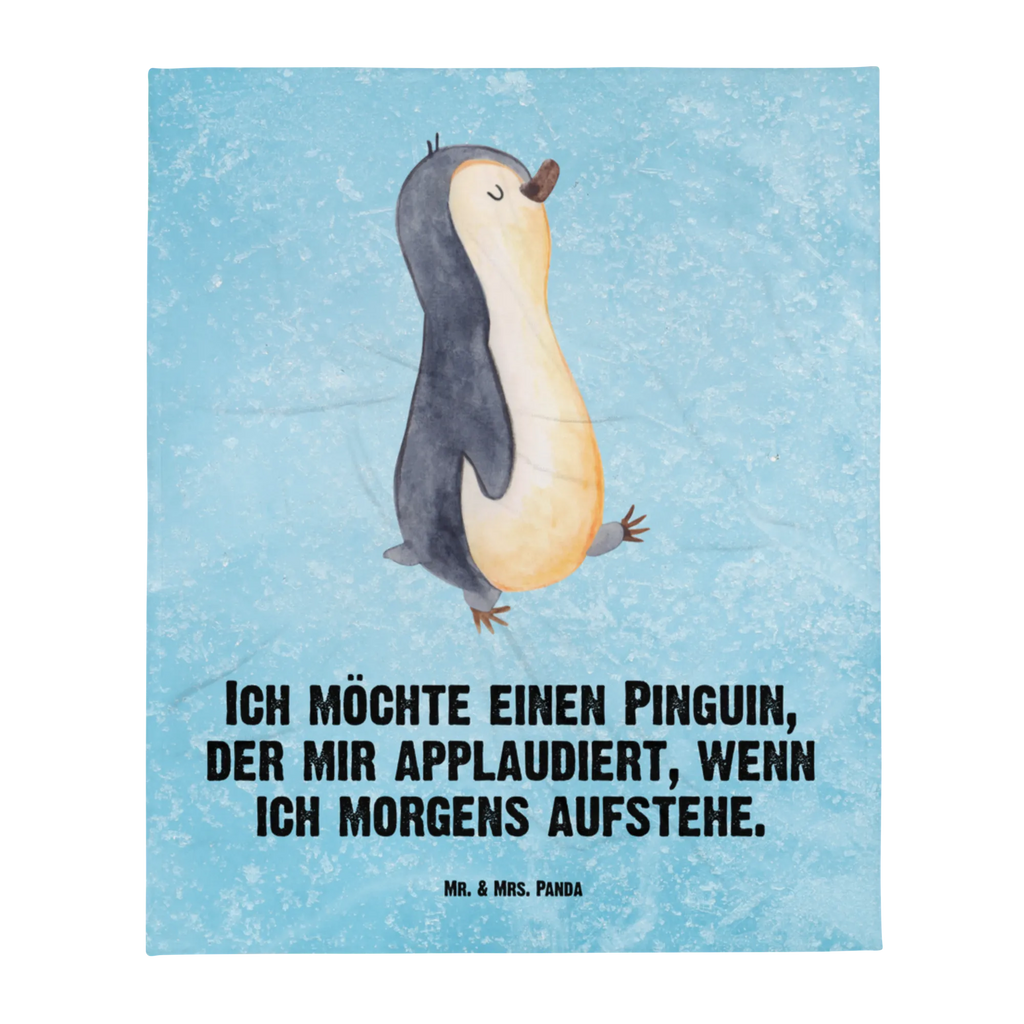 Kuscheldecke Pinguin marschieren Decke, Wohndecke, Tagesdecke, Wolldecke, Sofadecke, Pinguin, Pinguine, Frühaufsteher, Langschläfer, Bruder, Schwester, Familie