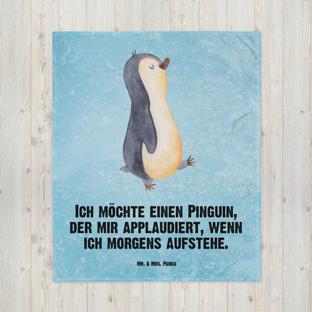 Kuscheldecke Pinguin marschieren Decke, Wohndecke, Tagesdecke, Wolldecke, Sofadecke, Pinguin, Pinguine, Frühaufsteher, Langschläfer, Bruder, Schwester, Familie