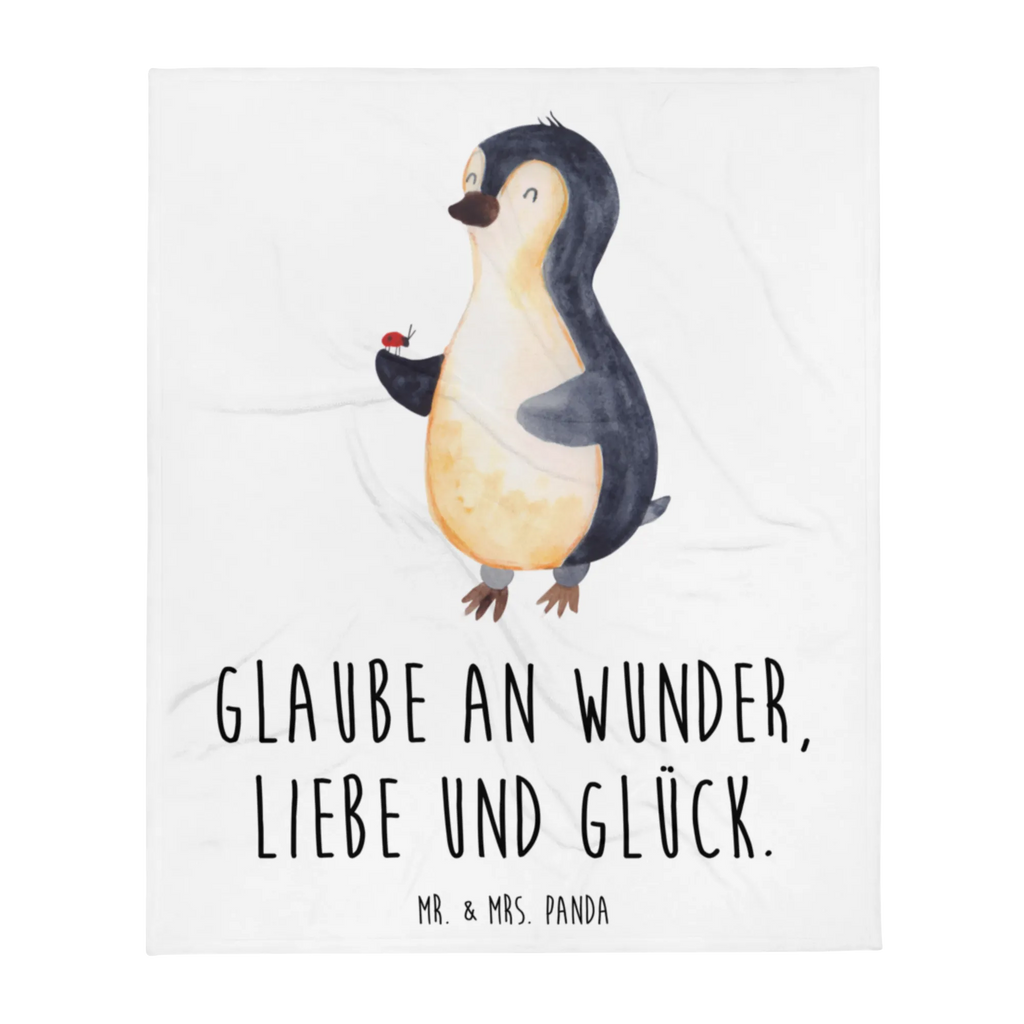 Kuscheldecke Pinguin Marienkäfer Decke, Wohndecke, Tagesdecke, Wolldecke, Sofadecke, Pinguin, Pinguine, Marienkäfer, Liebe, Wunder, Glück, Freude, Lebensfreude