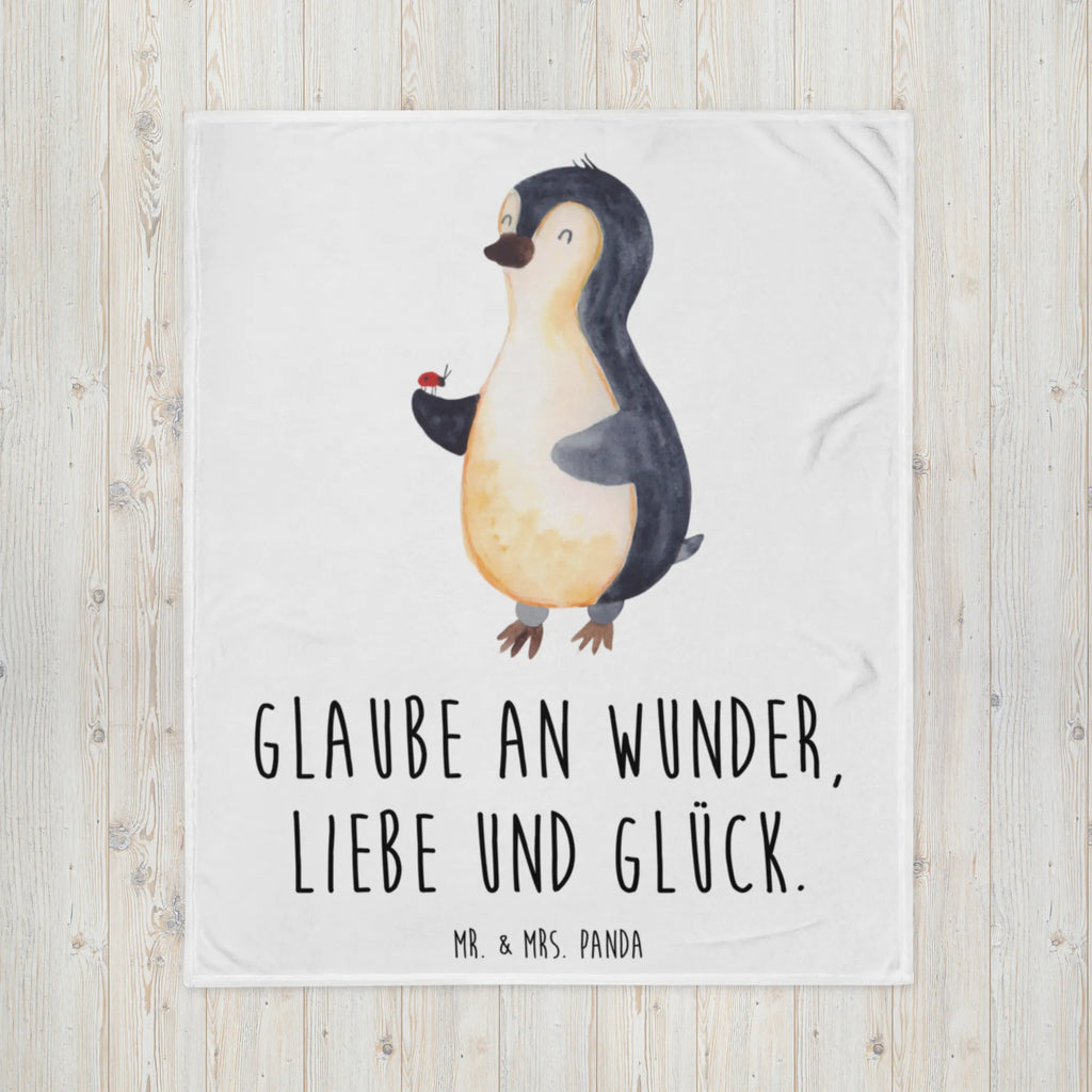 Kuscheldecke Pinguin Marienkäfer Decke, Wohndecke, Tagesdecke, Wolldecke, Sofadecke, Pinguin, Pinguine, Marienkäfer, Liebe, Wunder, Glück, Freude, Lebensfreude