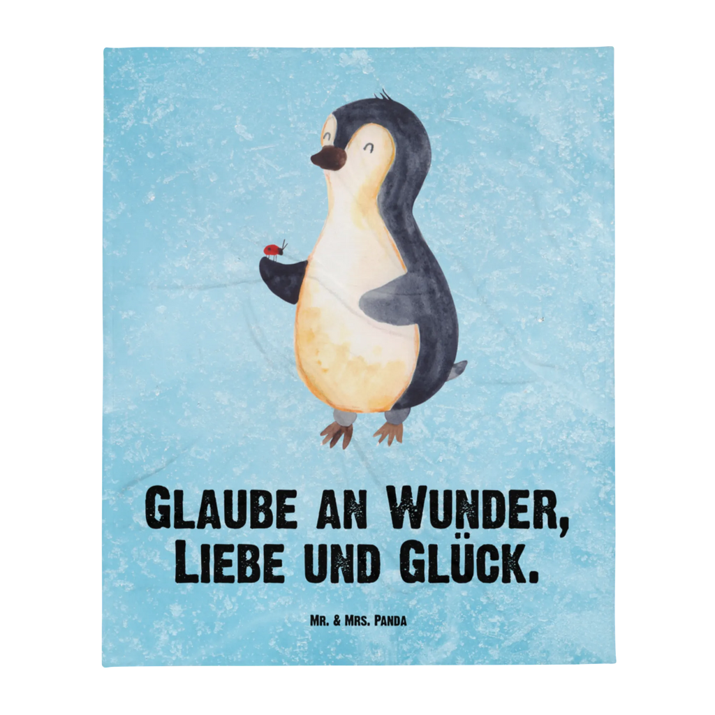 Kuscheldecke Pinguin Marienkäfer Decke, Wohndecke, Tagesdecke, Wolldecke, Sofadecke, Pinguin, Pinguine, Marienkäfer, Liebe, Wunder, Glück, Freude, Lebensfreude