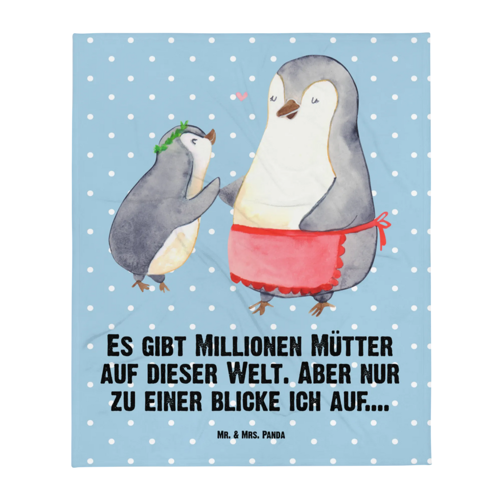 Kuscheldecke Pinguin mit Kind Decke, Wohndecke, Tagesdecke, Wolldecke, Sofadecke, Familie, Vatertag, Muttertag, Bruder, Schwester, Mama, Papa, Oma, Opa, Geschenk, Mami, Mutti, Mutter, Geburststag