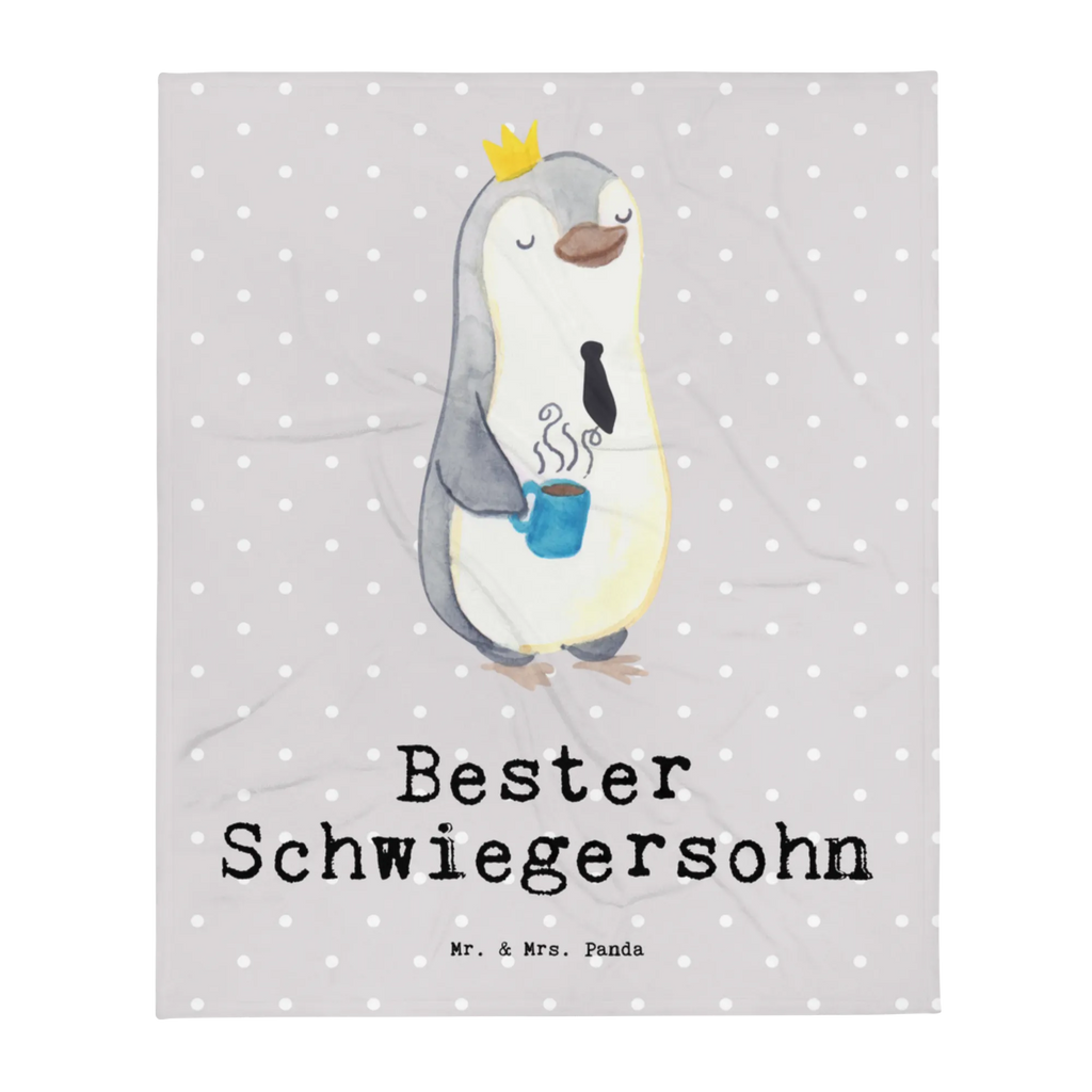 Kuscheldecke Pinguin Bester Schwiegersohn Decke, Wohndecke, Tagesdecke, Wolldecke, Sofadecke, für, Dankeschön, Geschenk, Schenken, Geburtstag, Geburtstagsgeschenk, Geschenkidee, Danke, Bedanken, Mitbringsel, Freude machen, Geschenktipp, Schwiegersohn, Tochter, Ehefrau des Sohns, Frau, angeheiratet, Hochzeit, Heirat