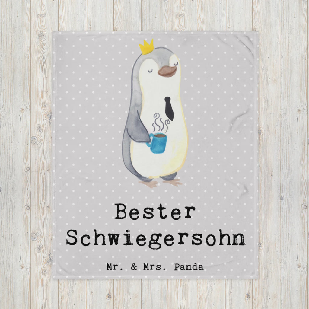 Kuscheldecke Pinguin Bester Schwiegersohn Decke, Wohndecke, Tagesdecke, Wolldecke, Sofadecke, für, Dankeschön, Geschenk, Schenken, Geburtstag, Geburtstagsgeschenk, Geschenkidee, Danke, Bedanken, Mitbringsel, Freude machen, Geschenktipp, Schwiegersohn, Tochter, Ehefrau des Sohns, Frau, angeheiratet, Hochzeit, Heirat