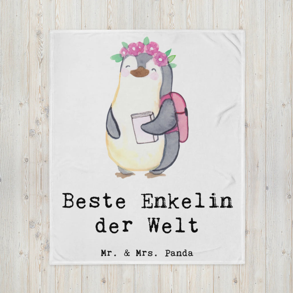 Kuscheldecke Pinguin Beste Enkelin der Welt Decke, Wohndecke, Tagesdecke, Wolldecke, Sofadecke, für, Dankeschön, Geschenk, Schenken, Geburtstag, Geburtstagsgeschenk, Geschenkidee, Danke, Bedanken, Mitbringsel, Freude machen, Geschenktipp, Enkelin, Enkelkind, Enkeltochter, Oma, Opa, Kind von Tochter, Kind von Sohn, Großtochter, Taufe