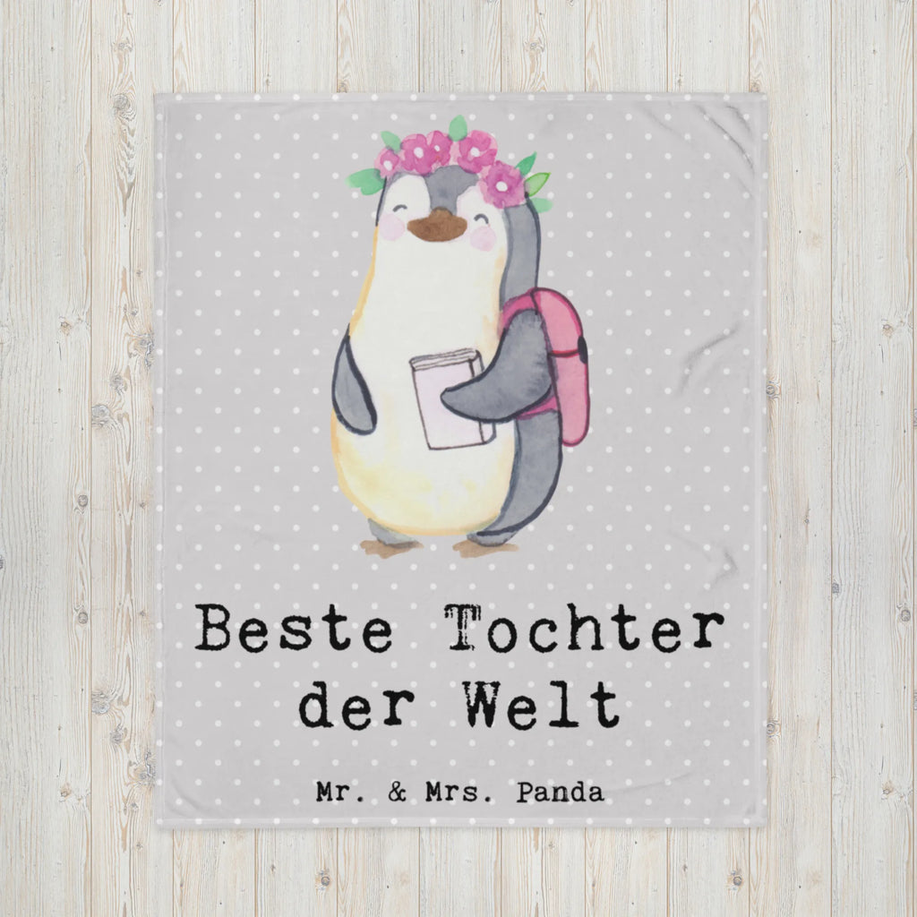 Kuscheldecke Pinguin Beste Tochter der Welt Decke, Wohndecke, Tagesdecke, Wolldecke, Sofadecke, für, Dankeschön, Geschenk, Schenken, Geburtstag, Geburtstagsgeschenk, Geschenkidee, Danke, Bedanken, Mitbringsel, Freude machen, Geschenktipp, Tochter, Töchter, Töchterchen, Geburt, Kleine, Mutter, Vater, Kind, Kinder, Familie, Belohnung