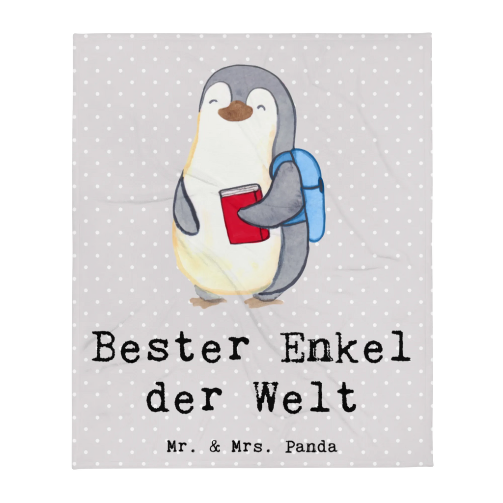 Kuscheldecke Pinguin Bester Enkel der Welt Decke, Wohndecke, Tagesdecke, Wolldecke, Sofadecke, für, Dankeschön, Geschenk, Schenken, Geburtstag, Geburtstagsgeschenk, Geschenkidee, Danke, Bedanken, Mitbringsel, Freude machen, Geschenktipp, Enkel, Enkelkind, Enkelsohn, Oma, Opa, Kind von Tochter, Kind von Sohn, Taufe, Großsohn