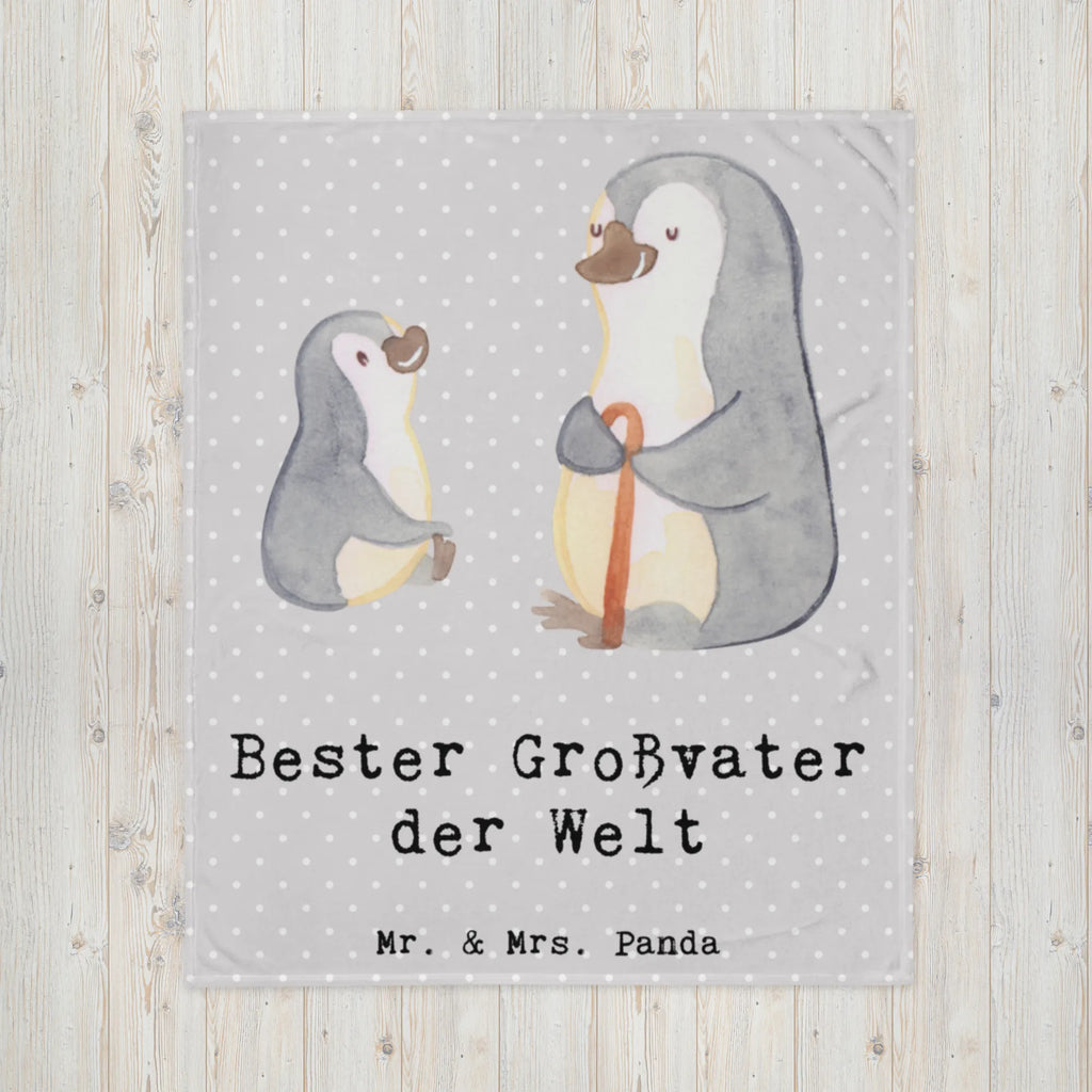 Kuscheldecke Pinguin Bester Großvater der Welt Decke, Wohndecke, Tagesdecke, Wolldecke, Sofadecke, für, Dankeschön, Geschenk, Schenken, Geburtstag, Geburtstagsgeschenk, Geschenkidee, Danke, Bedanken, Mitbringsel, Freude machen, Geschenktipp, Großvater, Grossvater, Opa, Opi. Großpapa, Großeltern, enkel, Enkelin, Enkelkind, Kleinigkeit, Oppa, Oppi, Bester