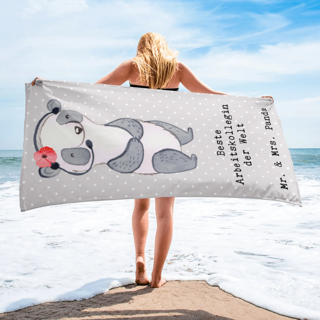 XL Badehandtuch Panda Beste Arbeitskollegin der Welt Handtuch, Badetuch, Duschtuch, Strandtuch, Saunatuch, für, Dankeschön, Geschenk, Schenken, Geburtstag, Geburtstagsgeschenk, Geschenkidee, Danke, Bedanken, Mitbringsel, Freude machen, Geschenktipp, Arbeitskollegin, Kollegin, Freundin, Büro, Abschiedsgeschenk, Ruhestand, Arbeit, Mitarbeiterin, Berufsgenossin, Beruf