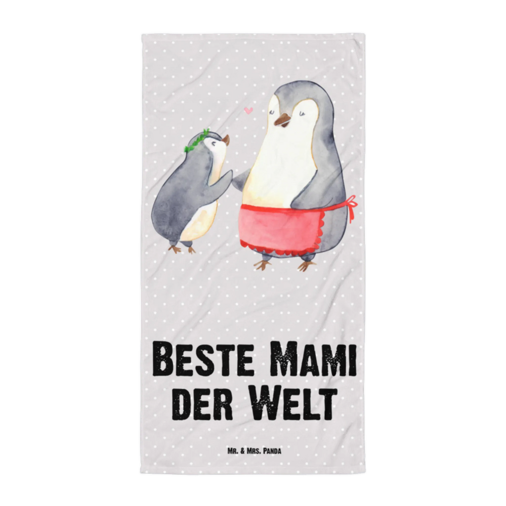 XL Badehandtuch Pinguin Beste Mami der Welt Handtuch, Badetuch, Duschtuch, Strandtuch, Saunatuch, für, Dankeschön, Geschenk, Schenken, Geburtstag, Geburtstagsgeschenk, Geschenkidee, Danke, Bedanken, Mitbringsel, Freude machen, Geschenktipp, Mama, Mami, Mutter, Muttertag, Mutti, Ma, Tochter, Sohn, Beste Mama, Beste, Supermama