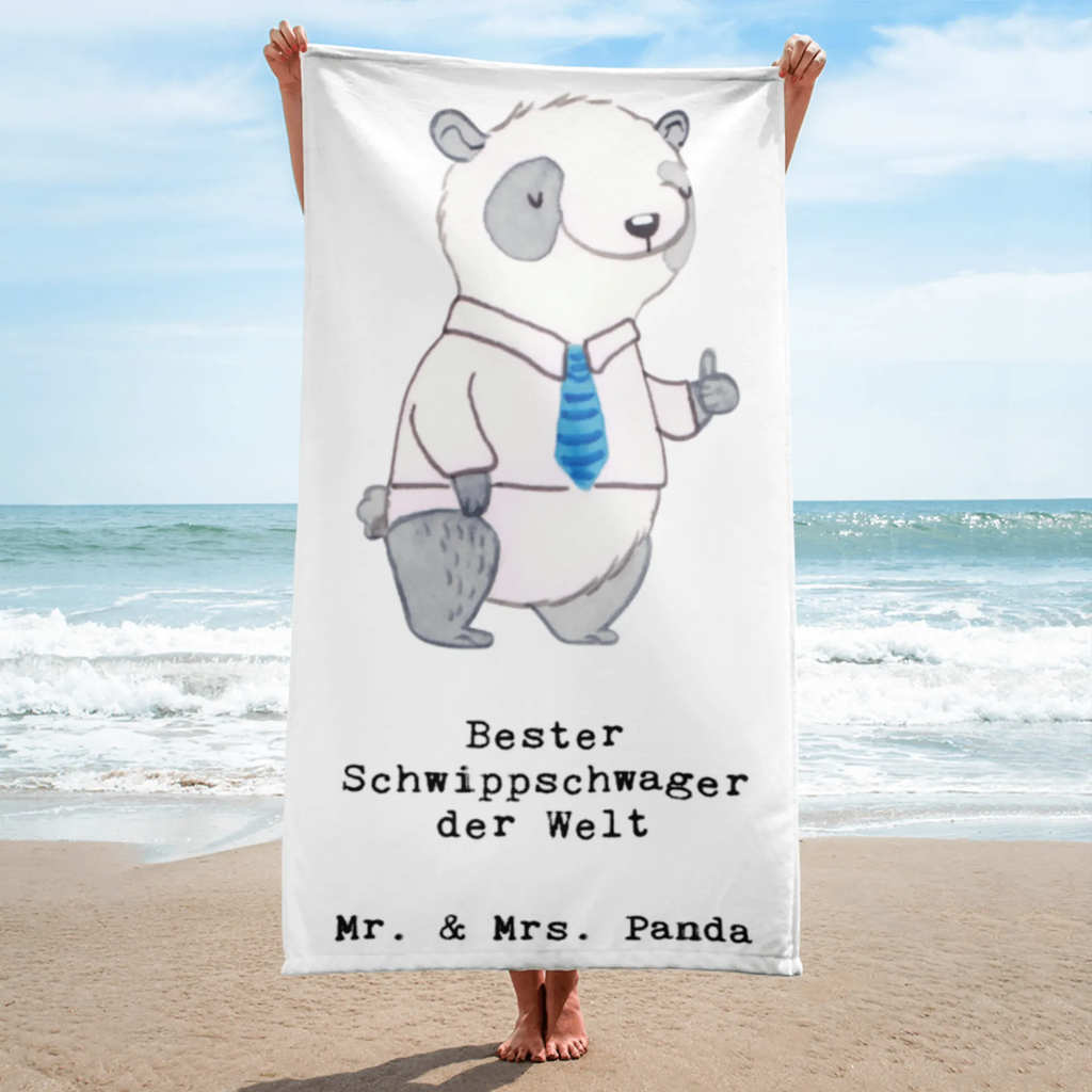 XL Badehandtuch Panda Bester Schwippschwager der Welt Handtuch, Badetuch, Duschtuch, Strandtuch, Saunatuch, für, Dankeschön, Geschenk, Schenken, Geburtstag, Geburtstagsgeschenk, Geschenkidee, Danke, Bedanken, Mitbringsel, Freude machen, Geschenktipp, Schwippschwager, Schwibschwager, Schwipschwager, Schwager, Schwager des Ehepartners, Familie, Verwandtschaft, angeheiratet