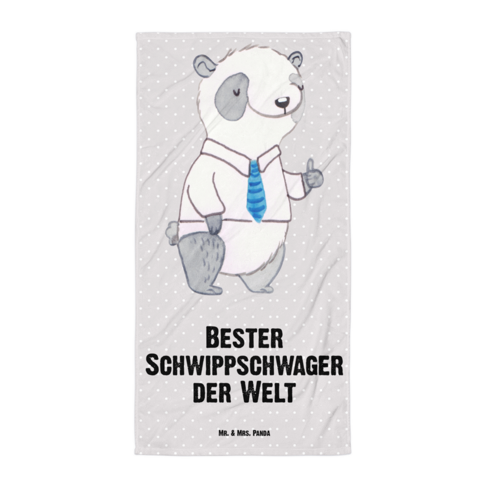 XL Badehandtuch Panda Bester Schwippschwager der Welt Handtuch, Badetuch, Duschtuch, Strandtuch, Saunatuch, für, Dankeschön, Geschenk, Schenken, Geburtstag, Geburtstagsgeschenk, Geschenkidee, Danke, Bedanken, Mitbringsel, Freude machen, Geschenktipp, Schwippschwager, Schwibschwager, Schwipschwager, Schwager, Schwager des Ehepartners, Familie, Verwandtschaft, angeheiratet