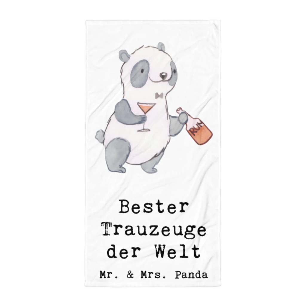 XL Badehandtuch Panda Bester Trauzeuge der Welt Handtuch, Badetuch, Duschtuch, Strandtuch, Saunatuch, für, Dankeschön, Geschenk, Schenken, Geburtstag, Geburtstagsgeschenk, Geschenkidee, Danke, Bedanken, Mitbringsel, Freude machen, Geschenktipp, Trauzeugen, Trauzeuge, Trauhzeugen, Hochzeit, Heirat, JGA, Trauung, Kirche, Standesamt, Braut, Bräutigam