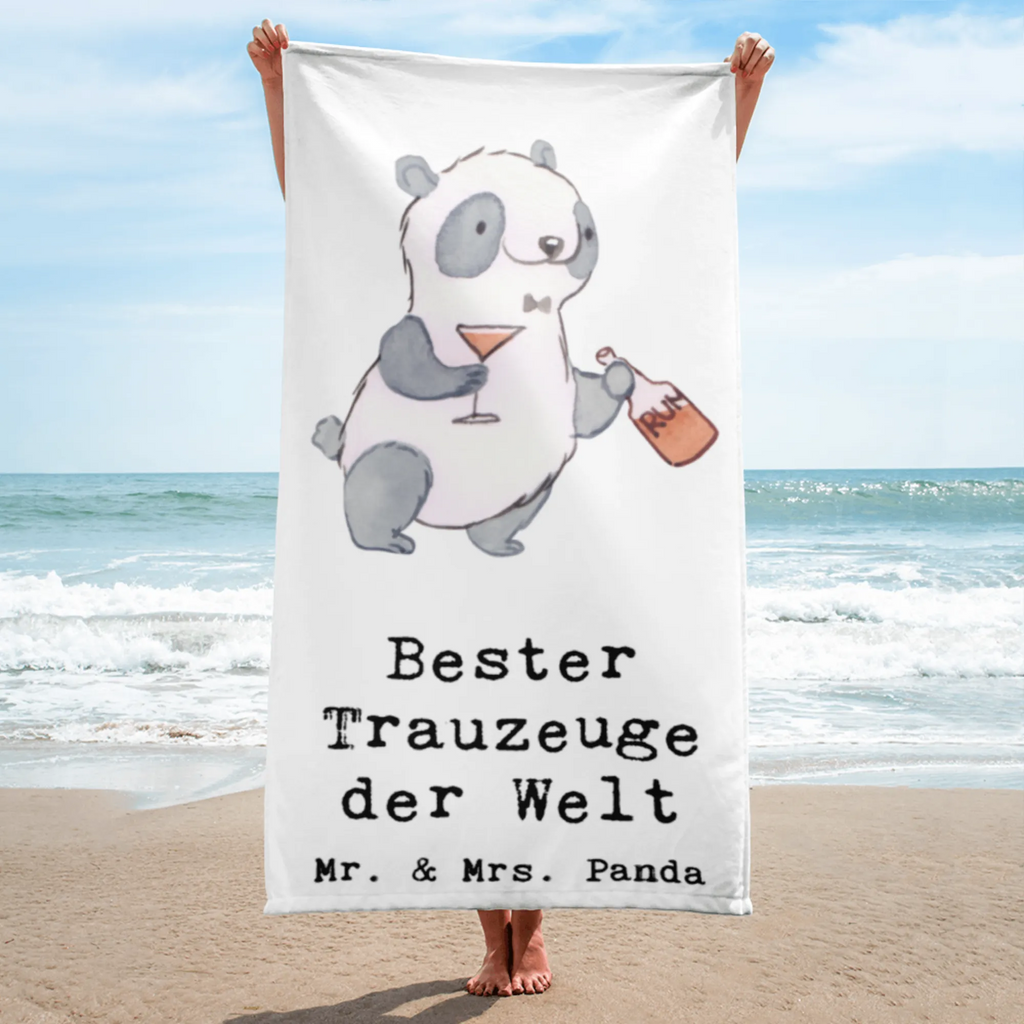 XL Badehandtuch Panda Bester Trauzeuge der Welt Handtuch, Badetuch, Duschtuch, Strandtuch, Saunatuch, für, Dankeschön, Geschenk, Schenken, Geburtstag, Geburtstagsgeschenk, Geschenkidee, Danke, Bedanken, Mitbringsel, Freude machen, Geschenktipp, Trauzeugen, Trauzeuge, Trauhzeugen, Hochzeit, Heirat, JGA, Trauung, Kirche, Standesamt, Braut, Bräutigam