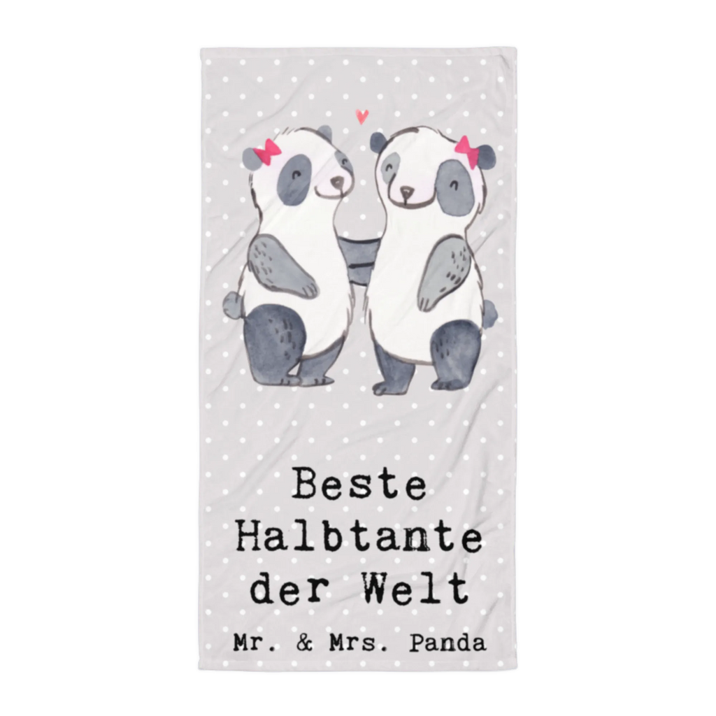 XL Badehandtuch Panda Beste Halbtante der Welt Handtuch, Badetuch, Duschtuch, Strandtuch, Saunatuch, für, Dankeschön, Geschenk, Schenken, Geburtstag, Geburtstagsgeschenk, Geschenkidee, Danke, Bedanken, Mitbringsel, Freude machen, Geschenktipp, Halbtante, Tante, beste Tante, Stieftante, Stief, Stiefgeschwister, Familie, Kleinigkeit