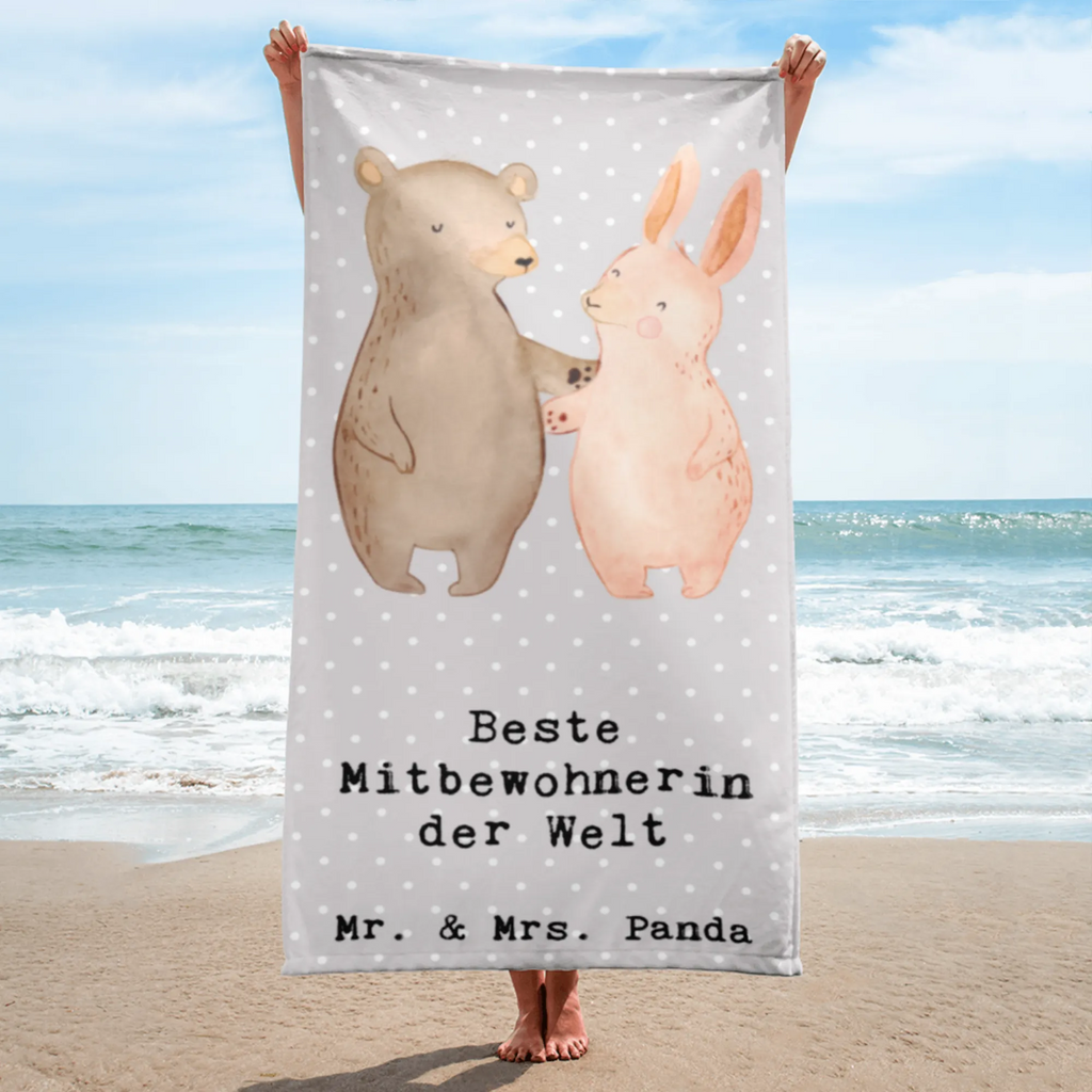 XL Badehandtuch Hase Beste Mitbewohnerin der Welt Handtuch, Badetuch, Duschtuch, Strandtuch, Saunatuch, für, Dankeschön, Geschenk, Schenken, Geburtstag, Geburtstagsgeschenk, Geschenkidee, Danke, Bedanken, Mitbringsel, Freude machen, Geschenktipp, Mitbewohnerin, WG, Zimmernachbarin, Wohngemeinschaft, WG-Bewohnerin, Zimmerkollegin, Zimmergenossin, Stubenkameradin