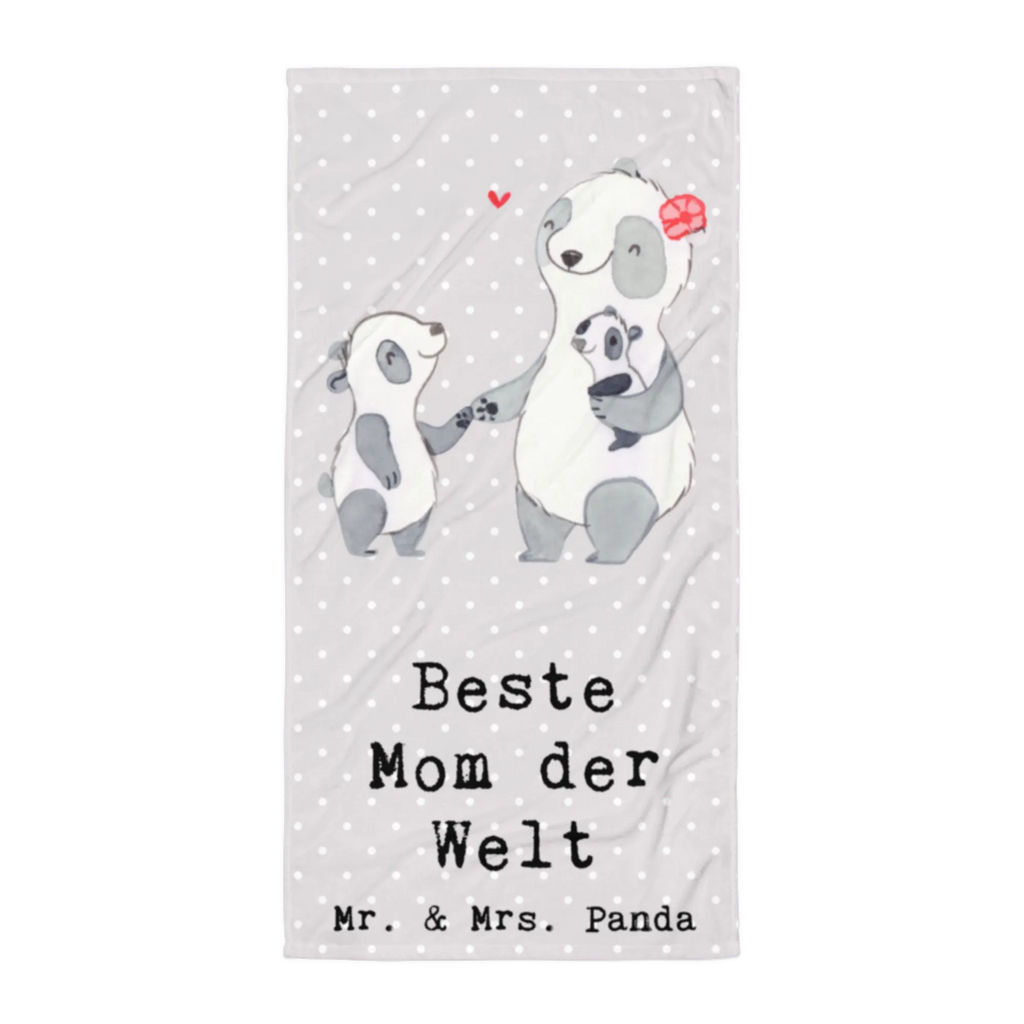 XL Badehandtuch Panda Beste Mom der Welt Handtuch, Badetuch, Duschtuch, Strandtuch, Saunatuch, für, Dankeschön, Geschenk, Schenken, Geburtstag, Geburtstagsgeschenk, Geschenkidee, Danke, Bedanken, Mitbringsel, Freude machen, Geschenktipp, Mom, Mommy, Mama, Mami, Mutter, Muttertag, Mutti, Ma, Tochter, Sohn, Beste Mama, Beste, Supermama