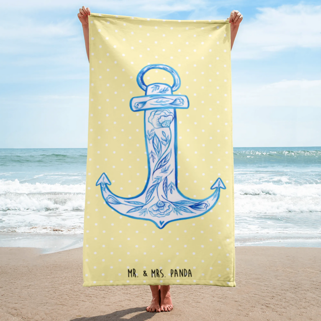XL bath towel anchor Blue Handtuch, Badetuch, Duschtuch, Strandtuch, Saunatuch, Tiermotive, Gute Laune, lustige Sprüche, Tiere