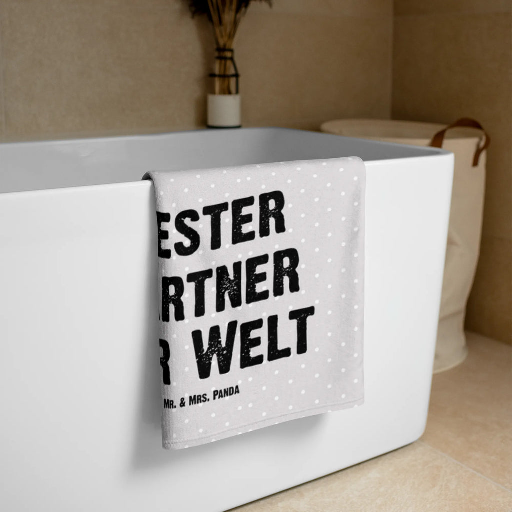 XL Badehandtuch Otter Bester Partner der Welt Handtuch, Badetuch, Duschtuch, Strandtuch, Saunatuch, für, Dankeschön, Geschenk, Schenken, Geburtstag, Geburtstagsgeschenk, Geschenkidee, Danke, Bedanken, Mitbringsel, Freude machen, Geschenktipp, Partner, Ehepartner, Mann, Frau, Ehefrau, Ehemann. Freundin, Freund, Lebensgefährte, Paar, Liebe