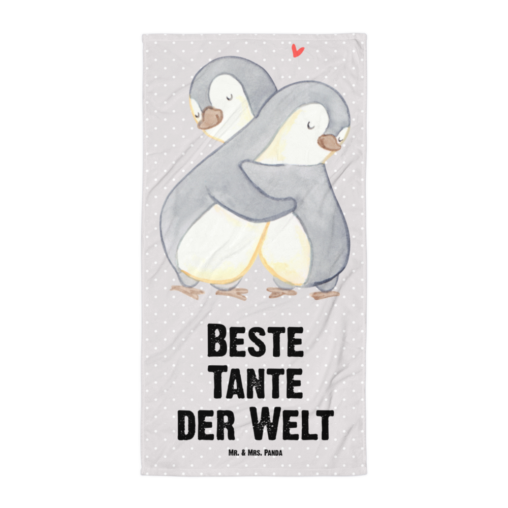 XL Badehandtuch Pinguin Beste Tante der Welt Handtuch, Badetuch, Duschtuch, Strandtuch, Saunatuch, für, Dankeschön, Geschenk, Schenken, Geburtstag, Geburtstagsgeschenk, Geschenkidee, Danke, Bedanken, Mitbringsel, Freude machen, Geschenktipp, Tante, Patentante, Paten Tante, Lieblingstante, Taufpartner, Taufe, Familie, Kleinigkeit, Nichte, Neffe