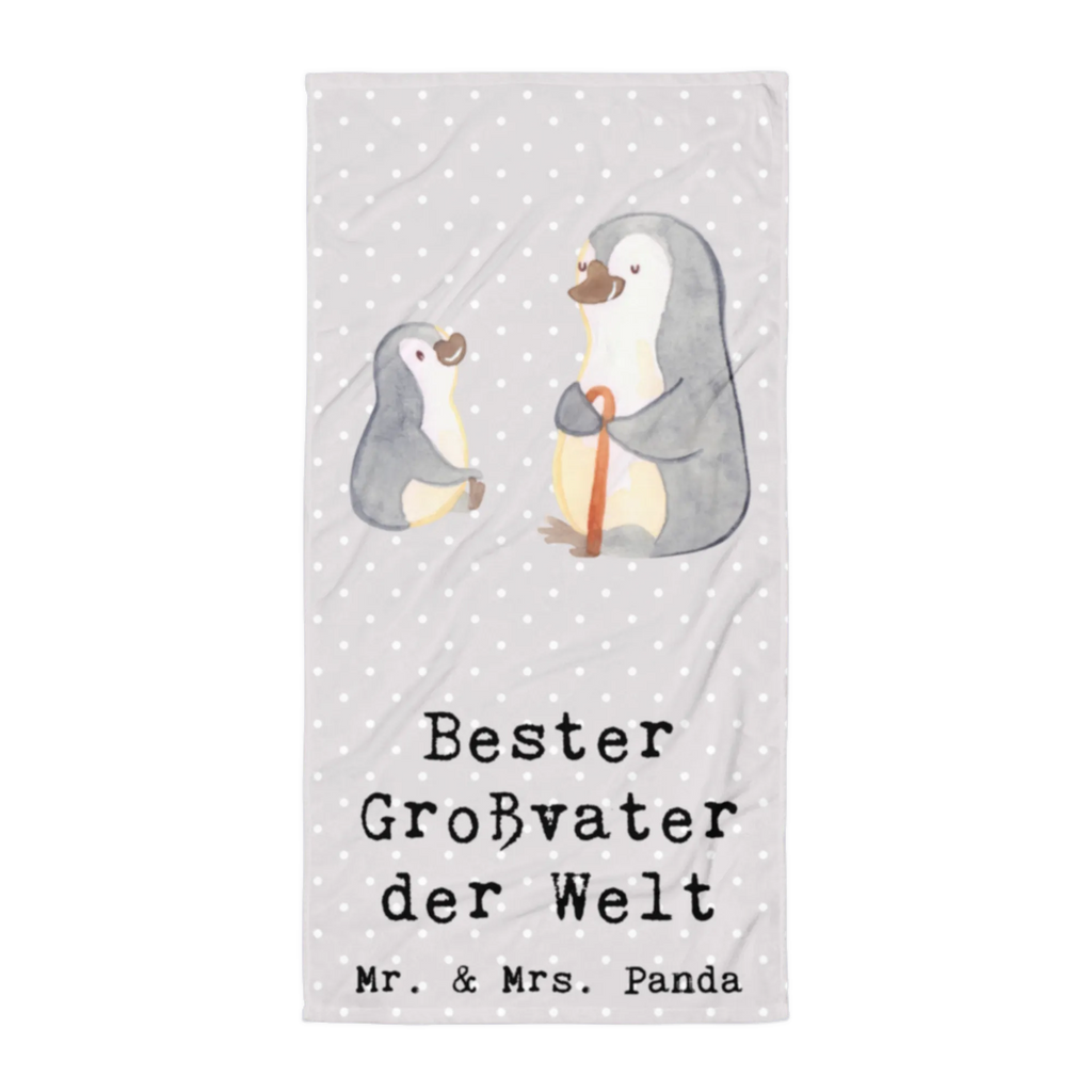 XL Badehandtuch Pinguin Bester Großvater der Welt Handtuch, Badetuch, Duschtuch, Strandtuch, Saunatuch, für, Dankeschön, Geschenk, Schenken, Geburtstag, Geburtstagsgeschenk, Geschenkidee, Danke, Bedanken, Mitbringsel, Freude machen, Geschenktipp, Großvater, Grossvater, Opa, Opi. Großpapa, Großeltern, Enkel, Enkelin, Enkelkind, Kleinigkeit, Oppa, Oppi, Bester