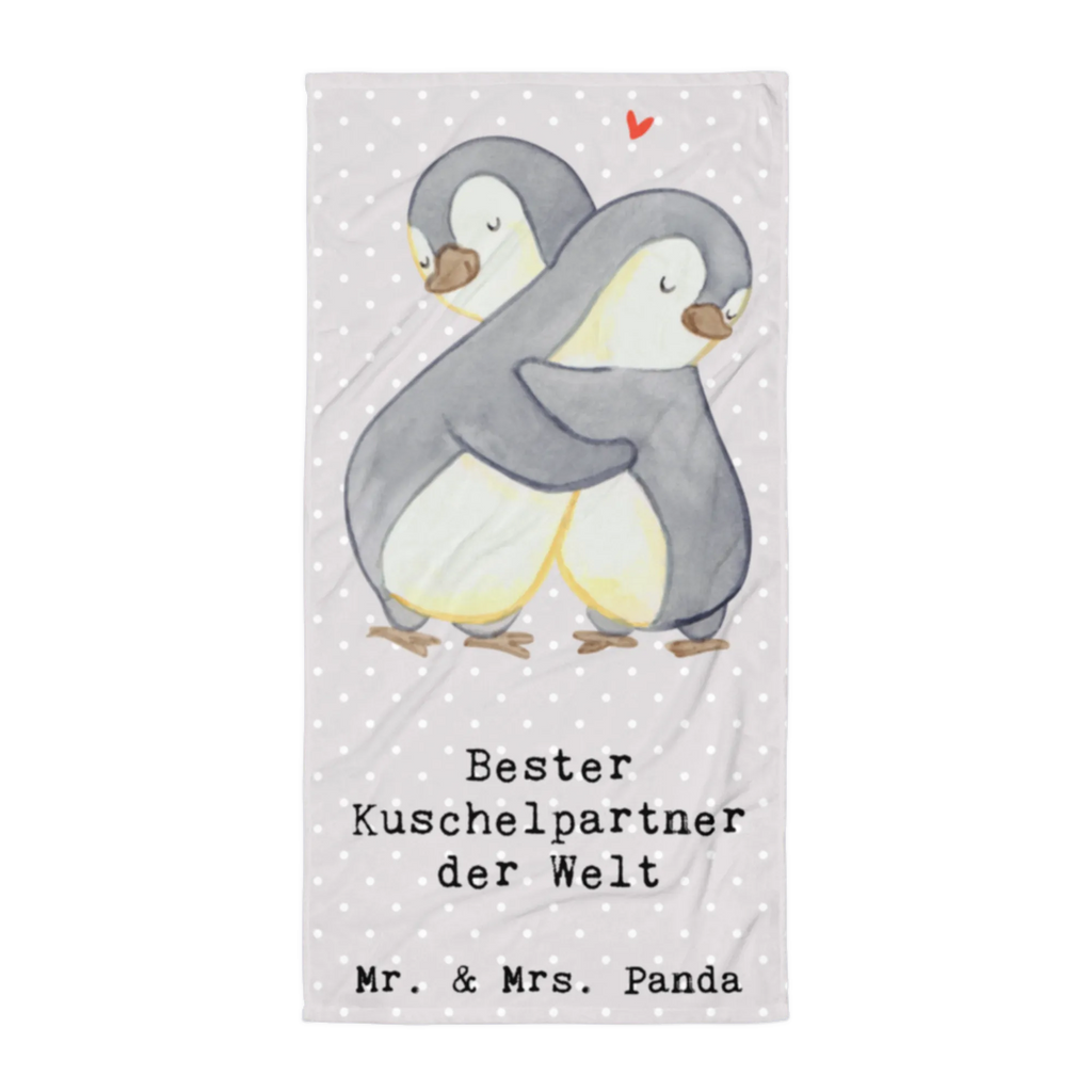 XL Badehandtuch Pinguin Bester Kuschelpartner der Welt Handtuch, Badetuch, Duschtuch, Strandtuch, Saunatuch, für, Dankeschön, Geschenk, Schenken, Geburtstag, Geburtstagsgeschenk, Geschenkidee, Danke, Bedanken, Mitbringsel, Freude machen, Geschenktipp, Kuschelpartner, Lebenspartner, Ehepartner, Partner, Ehemann, Ehefrau, Kuscheln, Bett, Liebe, Freund, Freundin, Hochzeitstag, verliebt