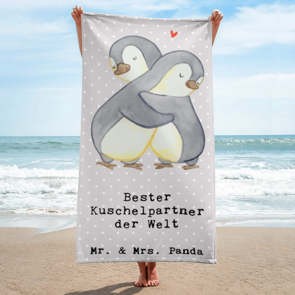 XL Badehandtuch Pinguin Bester Kuschelpartner der Welt Handtuch, Badetuch, Duschtuch, Strandtuch, Saunatuch, für, Dankeschön, Geschenk, Schenken, Geburtstag, Geburtstagsgeschenk, Geschenkidee, Danke, Bedanken, Mitbringsel, Freude machen, Geschenktipp, Kuschelpartner, Lebenspartner, Ehepartner, Partner, Ehemann, Ehefrau, Kuscheln, Bett, Liebe, Freund, Freundin, Hochzeitstag, verliebt