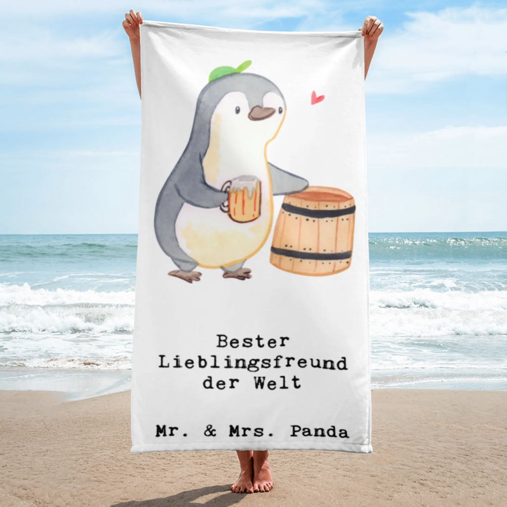 XL Badehandtuch Pinguin Bester Lieblingsfreund der Welt Handtuch, Badetuch, Duschtuch, Strandtuch, Saunatuch, für, Dankeschön, Geschenk, Schenken, Geburtstag, Geburtstagsgeschenk, Geschenkidee, Danke, Bedanken, Mitbringsel, Freude machen, Geschenktipp, Lieblingsfreund, Freund, Partner, Lieblingsmensch, Lieblings Mensch, Liebling, Bae, bester Freund, Liebe, Herz, Love