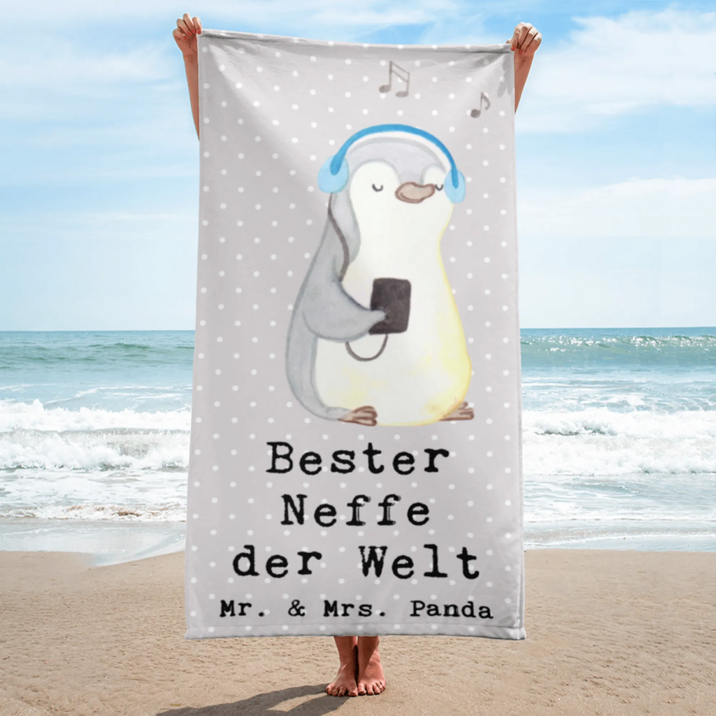 XL Badehandtuch Pinguin Bester Neffe der Welt Handtuch, Badetuch, Duschtuch, Strandtuch, Saunatuch, für, Dankeschön, Geschenk, Schenken, Geburtstag, Geburtstagsgeschenk, Geschenkidee, Danke, Bedanken, Mitbringsel, Freude machen, Geschenktipp, Neffe, Onkel, Tante, Patentante, Patentonkel, Patenkind, Taufe, Sohn der Schwester, Sohn des Bruders, Bester