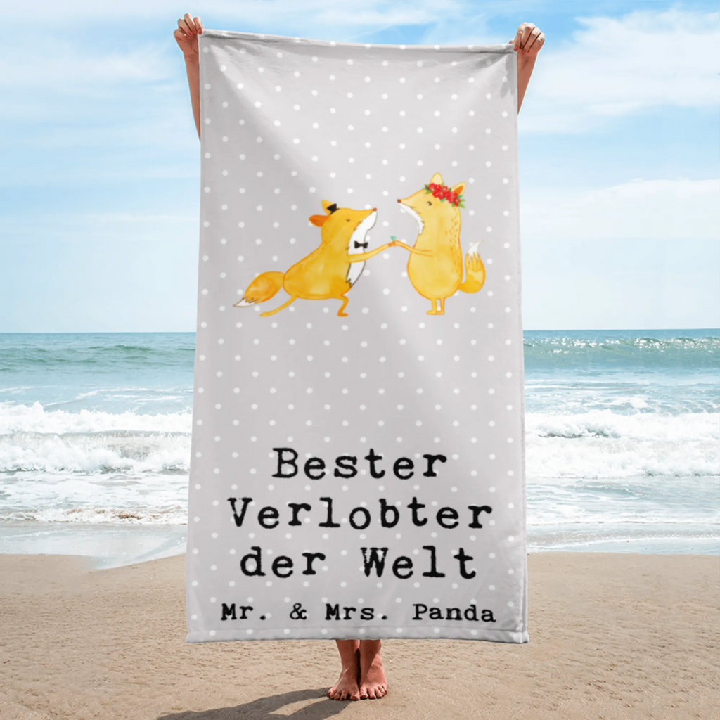 XL Badehandtuch Fuchs Bester Verlobter der Welt Handtuch, Badetuch, Duschtuch, Strandtuch, Saunatuch, für, Dankeschön, Geschenk, Schenken, Geburtstag, Geburtstagsgeschenk, Geschenkidee, Danke, Bedanken, Mitbringsel, Freude machen, Geschenktipp, Verlobter, Verloben, Verlobung, Traummann, Mann, Freund, Ehemann, Zukünftiger, Hochzeit, Ehe