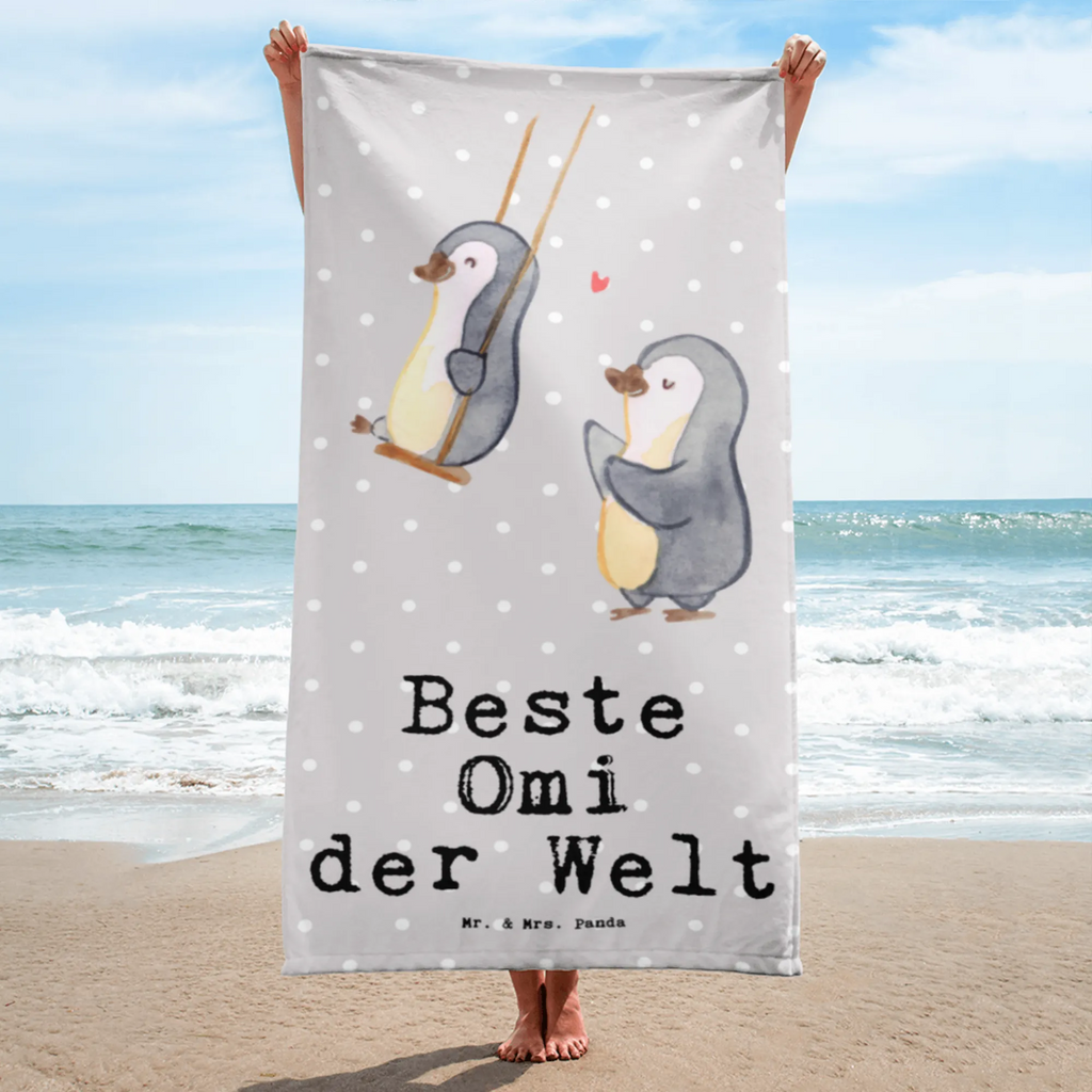 XL Badehandtuch Pinguin Beste Omi der Welt Handtuch, Badetuch, Duschtuch, Strandtuch, Saunatuch, für, Dankeschön, Geschenk, Schenken, Geburtstag, Geburtstagsgeschenk, Geschenkidee, Danke, Bedanken, Mitbringsel, Freude machen, Geschenktipp, Großmutter, Oma, Omi, Großpapa, Großmama, Enkel, Enkelin, Enkelkind, Kleinigkeit, Ommi, Omma, Bester