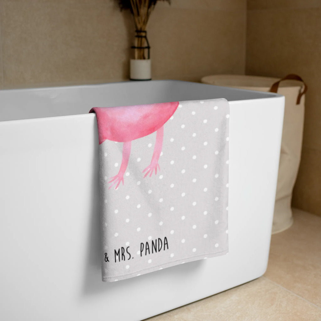XL bath towel axolotl Happy Handtuch, Badetuch, Duschtuch, Strandtuch, Saunatuch, Axolotl, Molch, Axolot, Schwanzlurch, Lurch, Lurche, Motivation, gute Laune