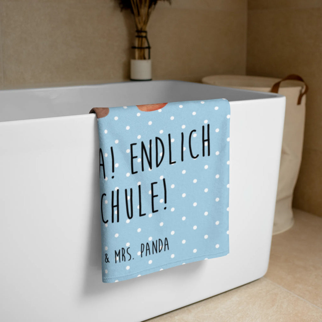 XL Badehandtuch Bär Schultüte Handtuch, Badetuch, Duschtuch, Strandtuch, Saunatuch, Bär, Teddy, Teddybär, Bär Motiv, Schultüte, Erster Schultag Geschenk, Einschulung Geschenk, Schule Geschenk, Grundschule, Schulanfang, Schulbeginn