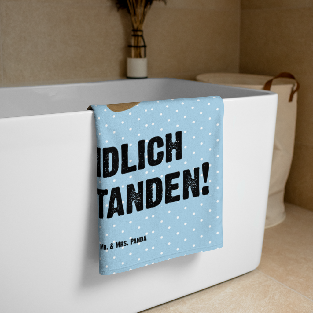 XL Badehandtuch Bär Prüfung Handtuch, Badetuch, Duschtuch, Strandtuch, Saunatuch, Bär, Teddy, Teddybär, Abitur, Prüfungen, Prüfung bestanden, Abschluss, Zeugnis, Abschlusszeugnis