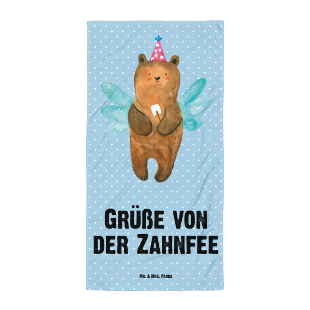 XL Badehandtuch Zahnfee Bär Handtuch, Badetuch, Duschtuch, Strandtuch, Saunatuch, Bär, Teddy, Teddybär, Zahnfee, Fee, Milchzahn, Erster Zahn