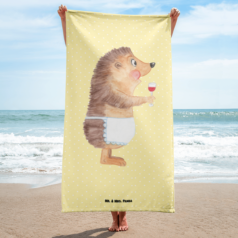 XL Badehandtuch Igel Wein Handtuch, Badetuch, Duschtuch, Strandtuch, Saunatuch, Tiermotive, Gute Laune, lustige Sprüche, Tiere, Wein Spruch, Igel, Geschenk Weintrinker, Geschenk Weinliebhaber, Wein Deko, Weinglas, Rotwein, Weißwein, Wein trinken