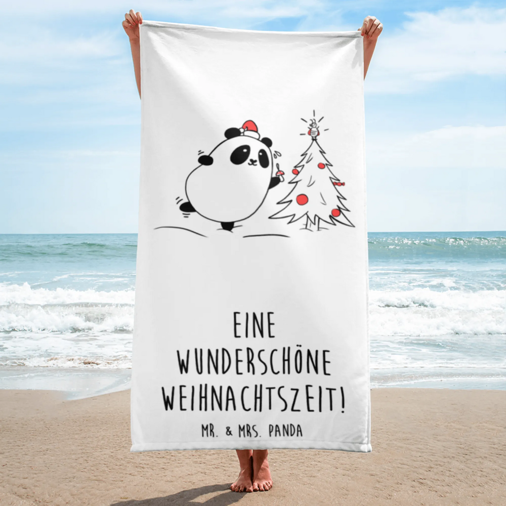 XL Badehandtuch Easy & Peasy Weihnachtszeit Handtuch, Badetuch, Duschtuch, Strandtuch, Saunatuch