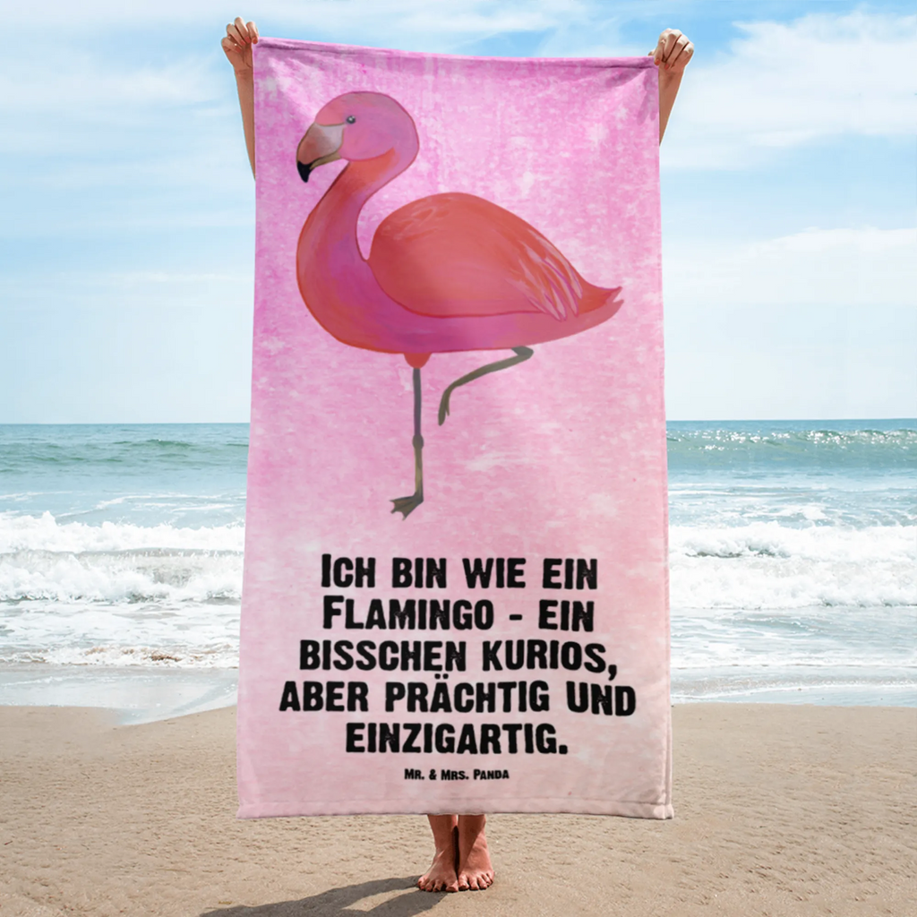 XL Badehandtuch Flamingo classic Handtuch, Badetuch, Duschtuch, Strandtuch, Saunatuch, Flamingo, Einzigartig, Selbstliebe, Stolz, ich, für mich, Spruch, Freundin, Freundinnen, Außenseiter, Sohn, Tochter, Geschwister