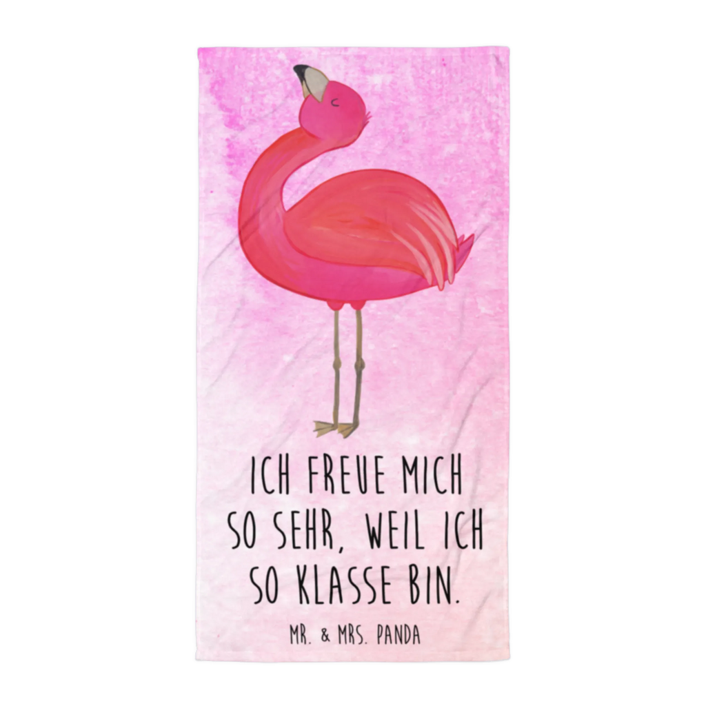 XL Badehandtuch Flamingo Stolz Handtuch, Badetuch, Duschtuch, Strandtuch, Saunatuch, Flamingo, stolz, Freude, Selbstliebe, Selbstakzeptanz, Freundin, beste Freundin, Tochter, Mama, Schwester