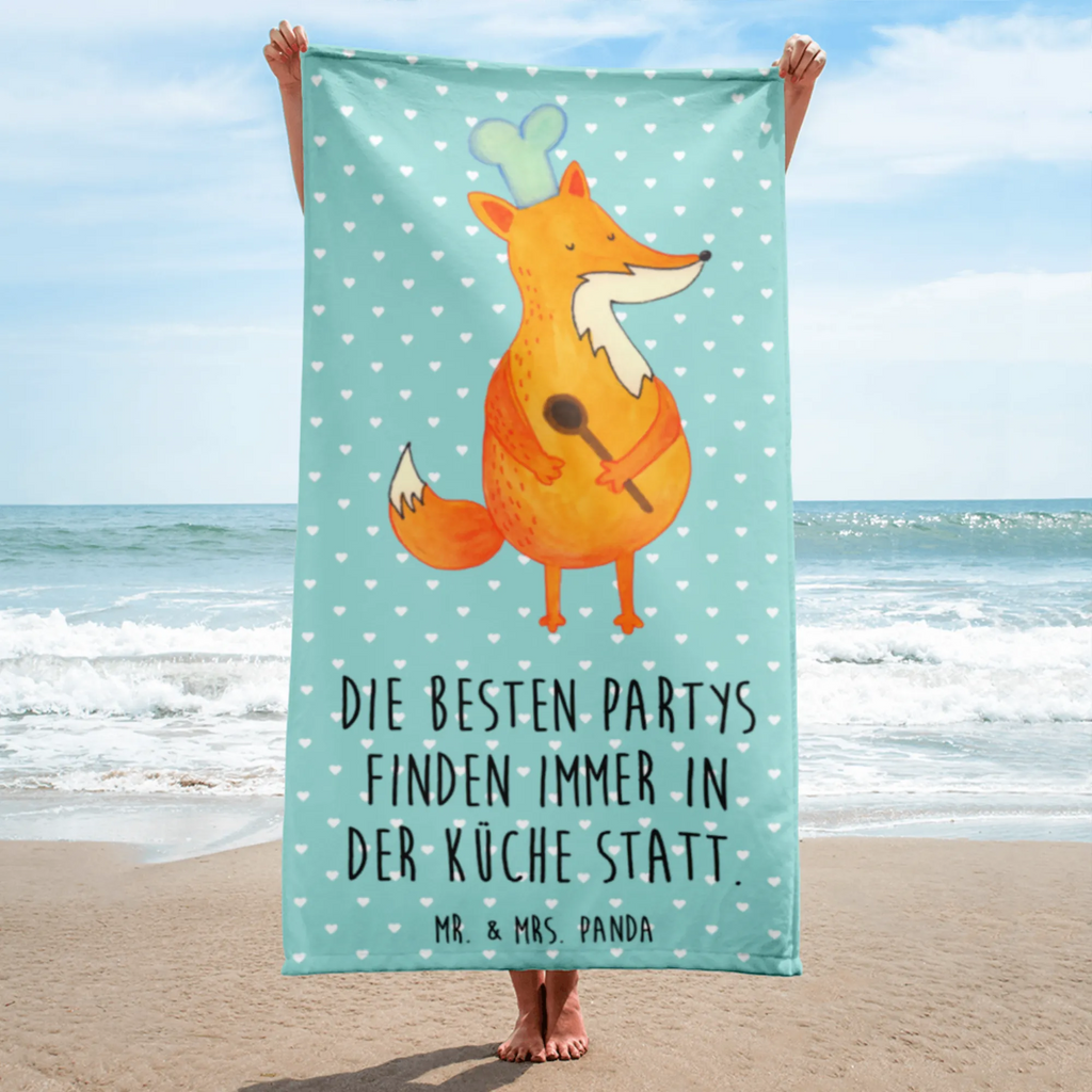 XL Badehandtuch Fuchs Koch Handtuch, Badetuch, Duschtuch, Strandtuch, Saunatuch, Fuchs, Füchse, Koch Geschenk, Küche Spruch, Küche Deko, Köche, Bäcker, Party Spruch, Spruch lustig, witzig