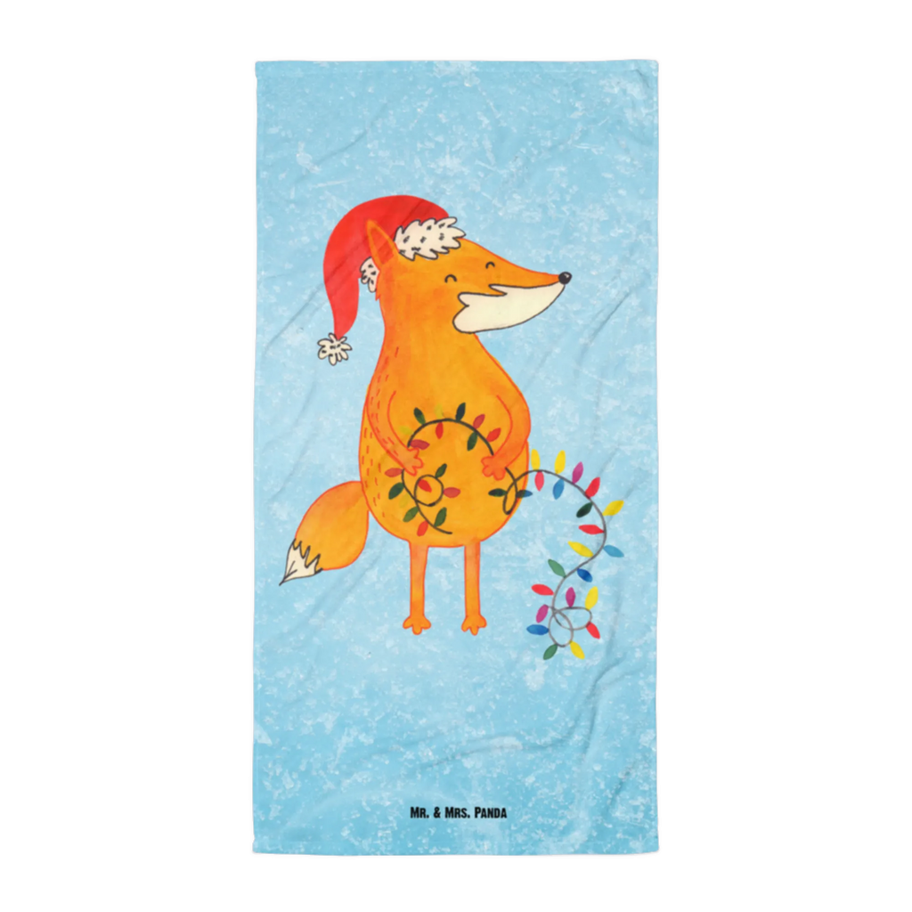 XL Badehandtuch Fuchs Weihnachten Handtuch, Badetuch, Duschtuch, Strandtuch, Saunatuch, Winter, Weihnachten, Weihnachtsdeko, Nikolaus, Advent, Heiligabend, Wintermotiv, Fuchs, Füchse, Spruch schön, Geschenk Weihnachten, Weihnachtsmann, Weihnachtszeit