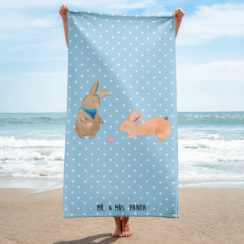 XL Badehandtuch Hasen Muschel Handtuch, Badetuch, Duschtuch, Strandtuch, Saunatuch, Familie, Vatertag, Muttertag, Bruder, Schwester, Mama, Papa, Oma, Opa, Hasen, beste Freundin, Freundin, Freundinnen, best friends, BFF, Muscheln sammeln, Muscheln, Meer