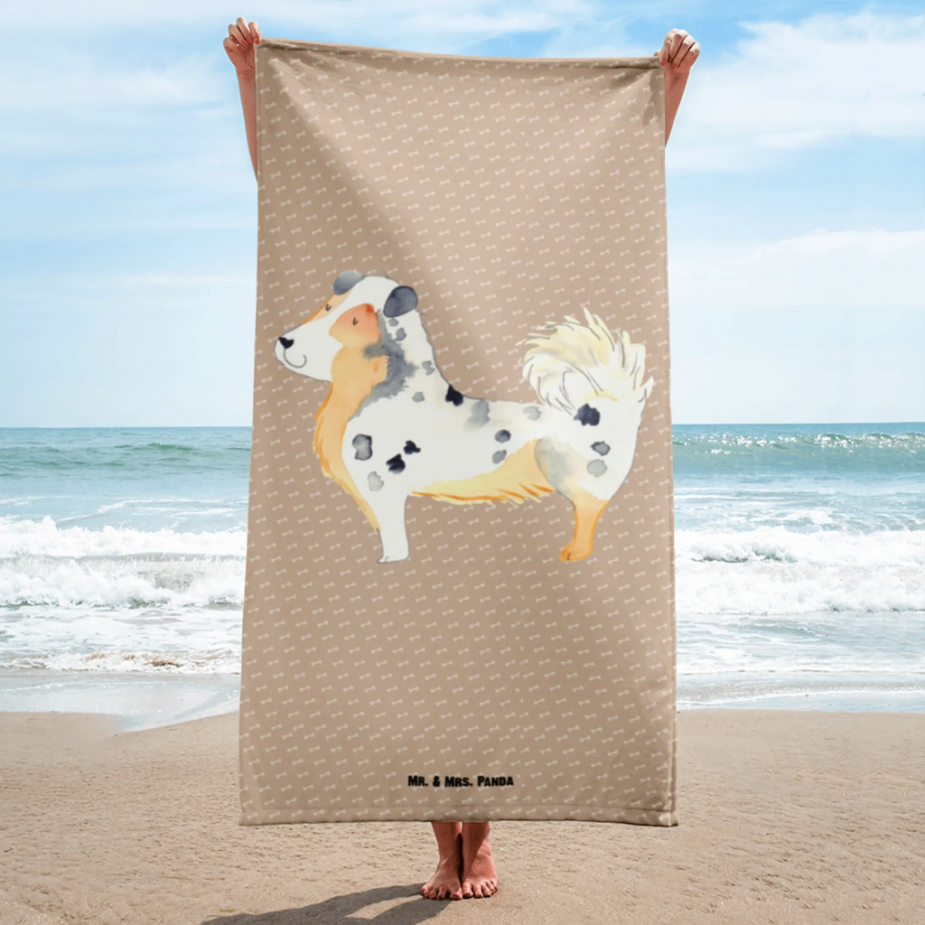 XL Badehandtuch Hund Australien Shepherd Handtuch, Badetuch, Duschtuch, Strandtuch, Saunatuch, Hund, Hundemotiv, Haustier, Hunderasse, Tierliebhaber, Hundebesitzer, Sprüche, Australien Shepherd, Shepherd, Hundeliebe, Familienhund, Spruch