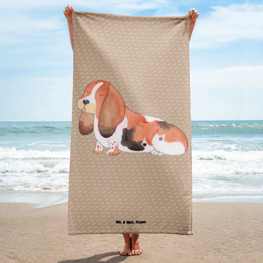 XL Badehandtuch Hund Basset Hound Handtuch, Badetuch, Duschtuch, Strandtuch, Saunatuch, Hund, Hundemotiv, Haustier, Hunderasse, Tierliebhaber, Hundebesitzer, Sprüche, Basset Hound, Basset, Hundeliebe, kinderlos