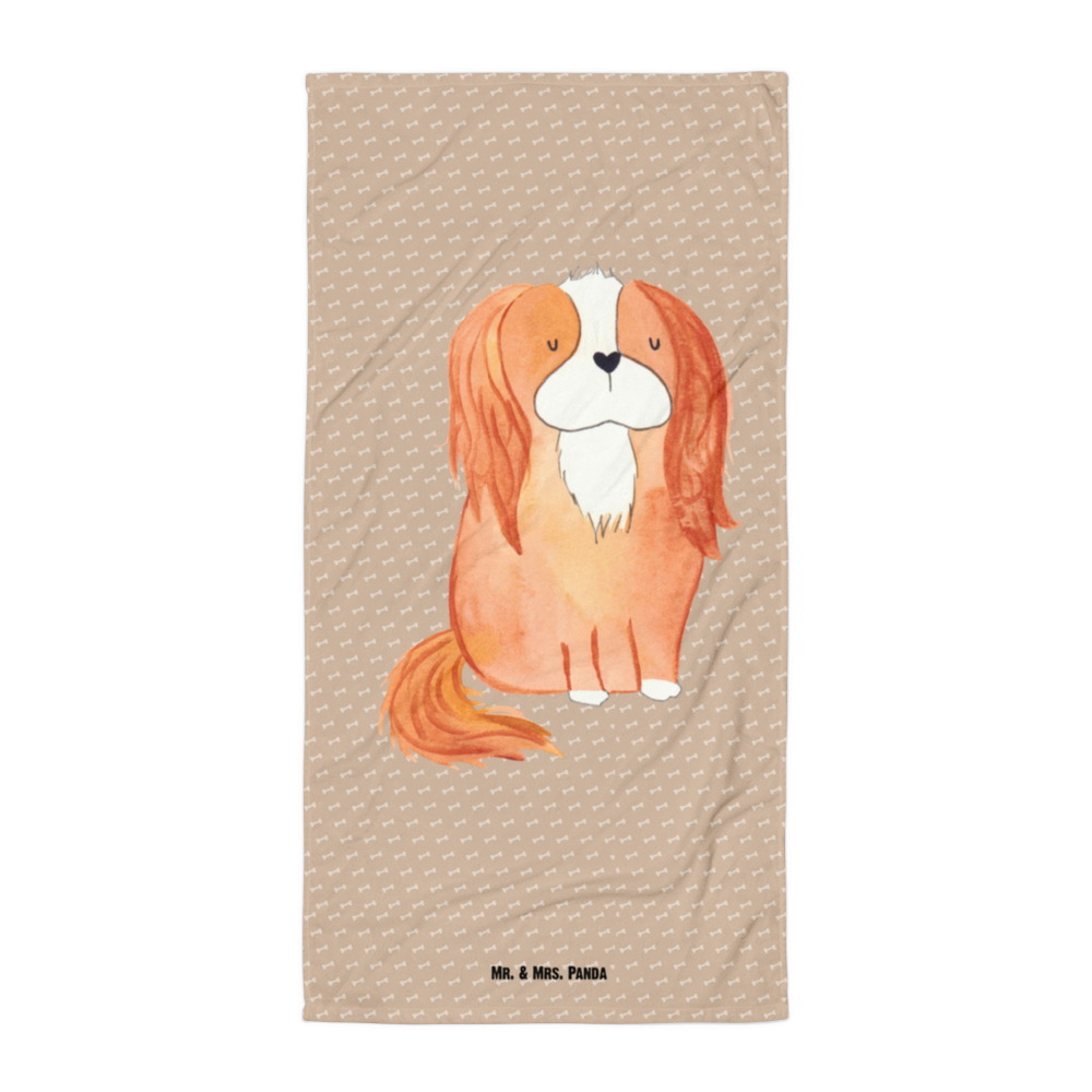 XL Badehandtuch Hund Cavalier King Charles Spaniel Handtuch, Badetuch, Duschtuch, Strandtuch, Saunatuch, Hund, Hundemotiv, Haustier, Hunderasse, Tierliebhaber, Hundebesitzer, Sprüche, Cavalier King Charles Spaniel, Cockerspaniel, Spaniel, Spruch, schönster Hund