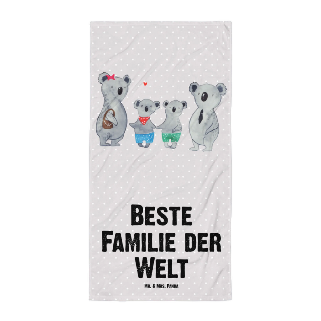 XL Badehandtuch Koala Familie zwei Handtuch, Badetuch, Duschtuch, Strandtuch, Saunatuch, Familie, Vatertag, Muttertag, Bruder, Schwester, Mama, Papa, Oma, Opa, Koala, Koalabär, beste Familie, Familienzeit, Familienleben, Koalafamilie, Lieblingsfamilie