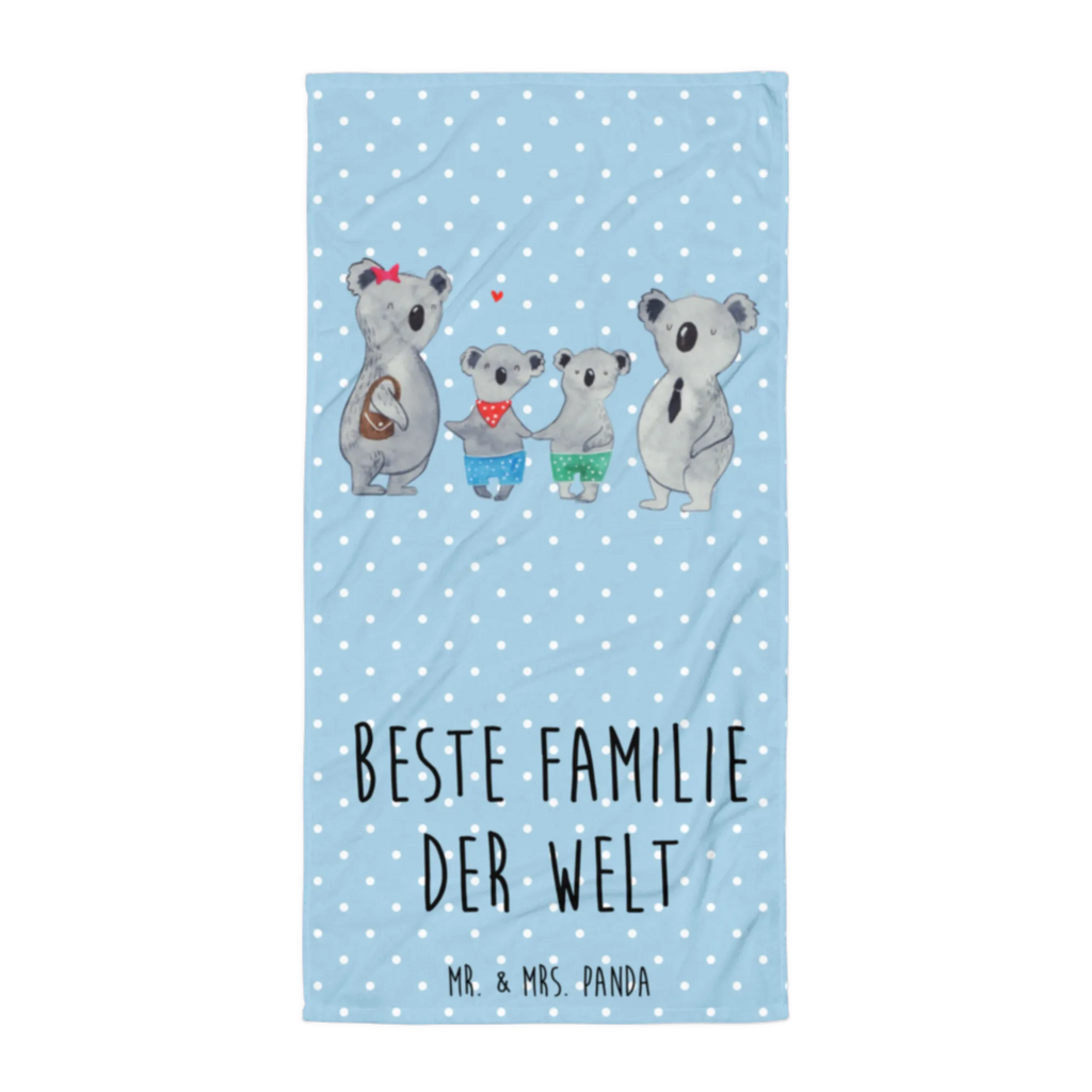 XL Badehandtuch Koala Familie zwei Handtuch, Badetuch, Duschtuch, Strandtuch, Saunatuch, Familie, Vatertag, Muttertag, Bruder, Schwester, Mama, Papa, Oma, Opa, Koala, Koalabär, beste Familie, Familienzeit, Familienleben, Koalafamilie, Lieblingsfamilie